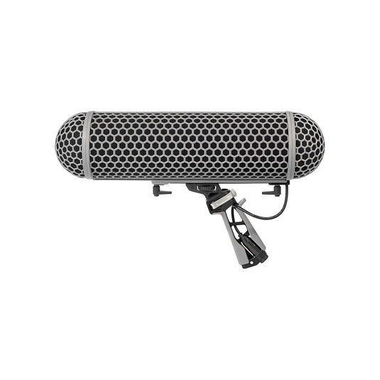 RODE blimp 2 microphone windshield, metal mesh grille with shock mount