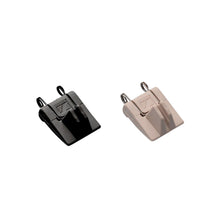 Sennheiser MZ 2 accessory kit with black and beige mounting clips