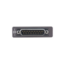 Wisycom SuperSlot/UniSlot adaptor with rectangular D-sub connector and pin contacts
