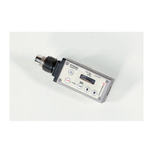 Wisycom MTB40S plug-on transmitter with display and control buttons