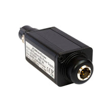 Wisycom PHA48 phantom power supply, black with front circular connector and gold contacts
