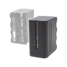 Hawk-Woods DV-F990 DV battery pack, black and gray connector ends