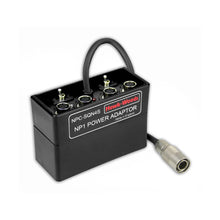 Hawk-Woods NPC-SQN4S power adaptor, black box with cable and DC barrel plug