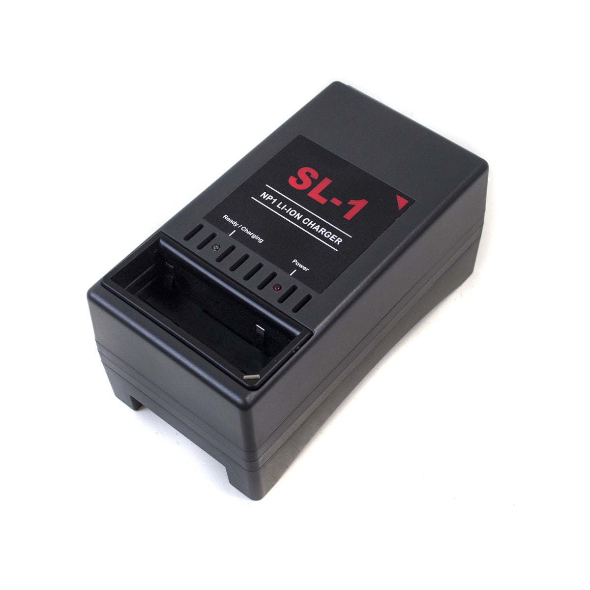Hawk-Woods SL1 battery charger, black housing with red SL-1 label