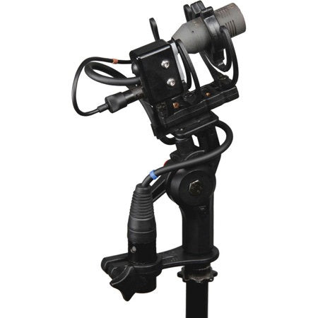 Rycote Connbox CB5 with detachable Lemo connector—black mounting unit with cables