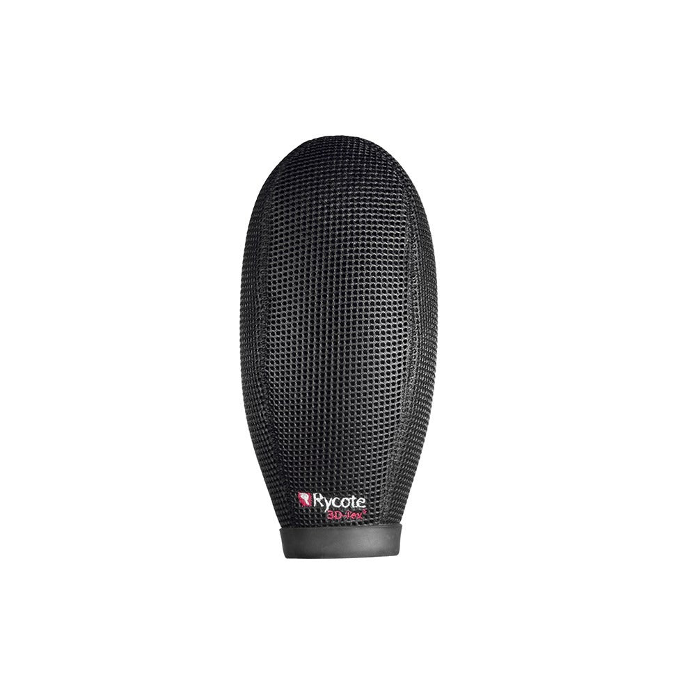 Rycote 18cm Super Softie windshield, black mesh with Rycote logo