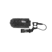 Rycote Softie windscreen and microphone shock mount kit with furry gray cover
