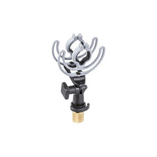 Rycote INV-6 heavy microphone shock mount with metal spring arms and black base