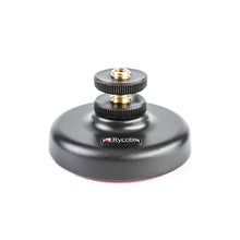 Rycote table stand with round base and adjustable threaded top