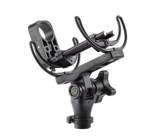 Rycote INV-Lite 21 mm shock mount for small mics, black metal cradle with clips