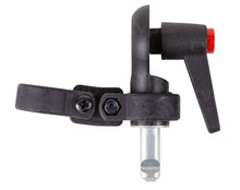Rycote classic adaptor for PCS boom connector, black mount clamp with red knob
