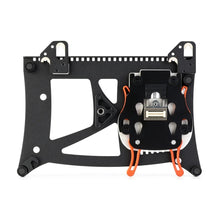 Sound Devices A20-QuickDock for Nexus black mounting dock with metal plate and orange cables