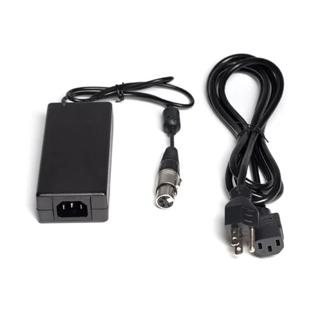 Sound Devices XL-WP4 power supply with attached cables and connector plug