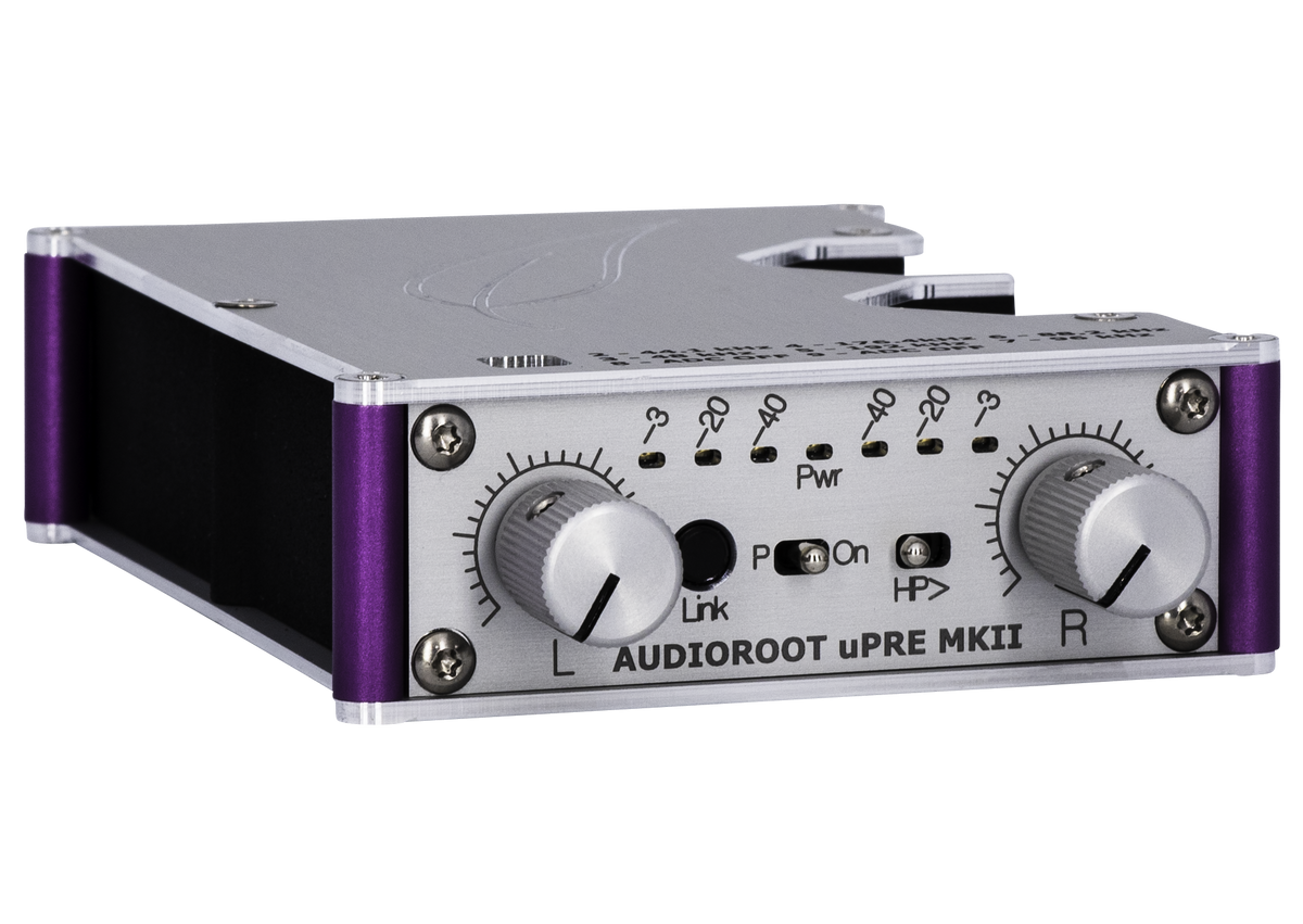 Audioroot uPRE MKII microphone preamp front controls