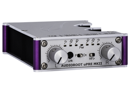 Audioroot uPRE MKII microphone preamp front controls
