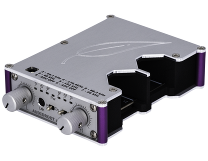 Audioroot uPRE MKII stereo microphone preamp angled view