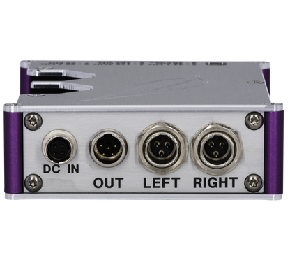 Audioroot uPRE MKII microphone preamp rear connections