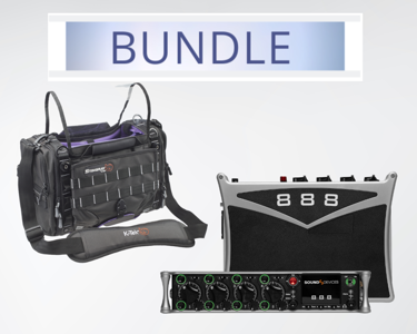 Sound Devices 888 with K-Tek KSTGSX mixer bag