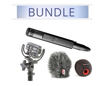 Sennheiser MKH50 with Rycote Baseball, Windjammer and mount