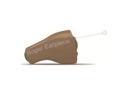 Roger Miniature Earpiece. Brown